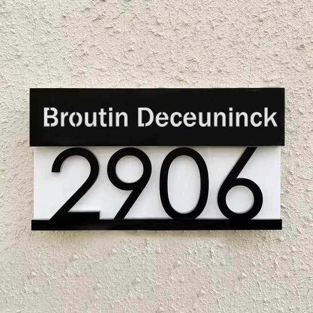 Tabliczka pozioma 28×16 — bez podświetlenia