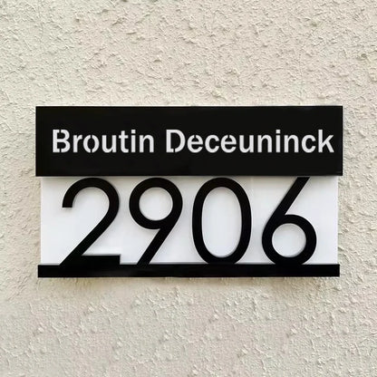 Tabliczka pozioma 28×16 — bez podświetlenia