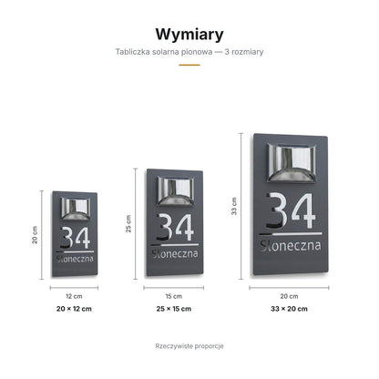 Wymiary — 20×12, 25×15, 33×20 cm